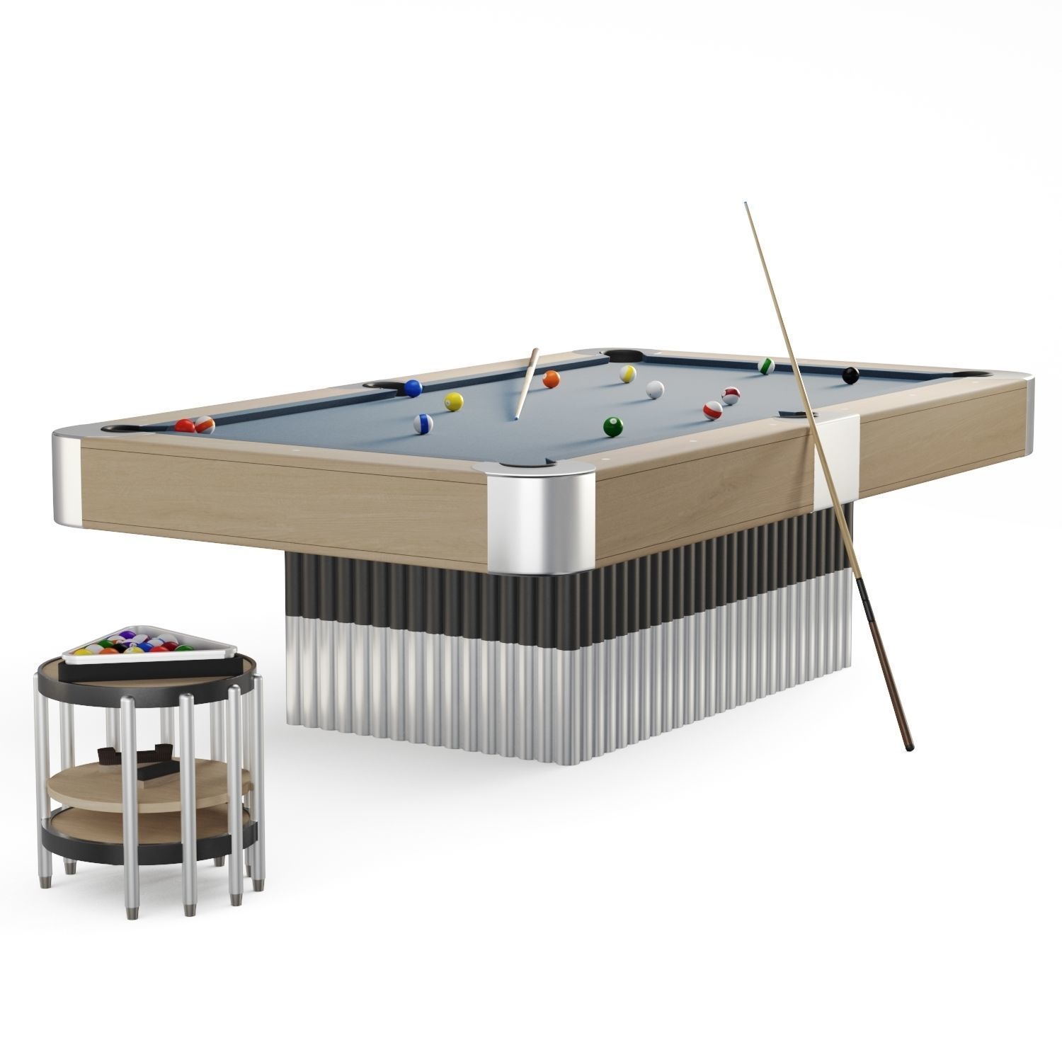 PBR Pool table 3D model_5