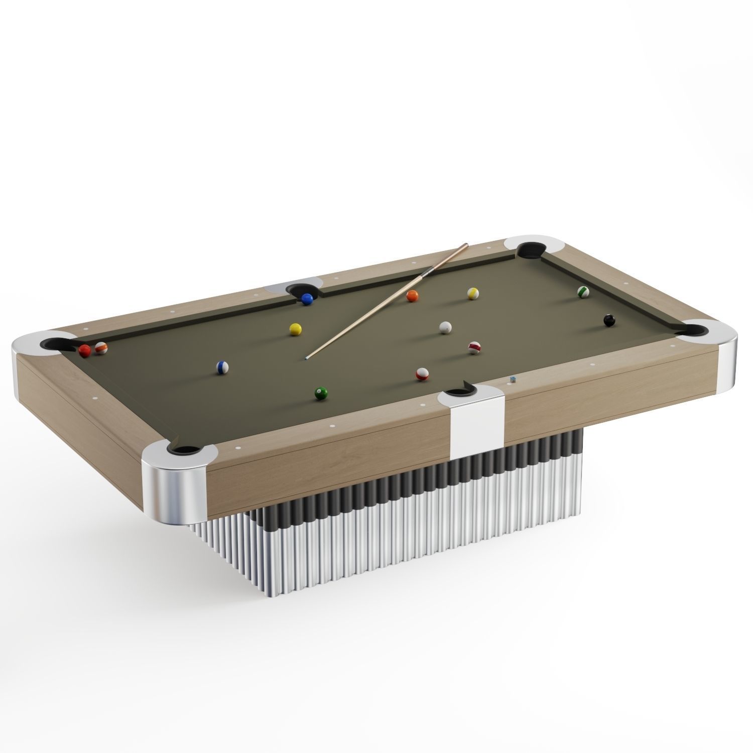 PBR Pool table 3D model_6