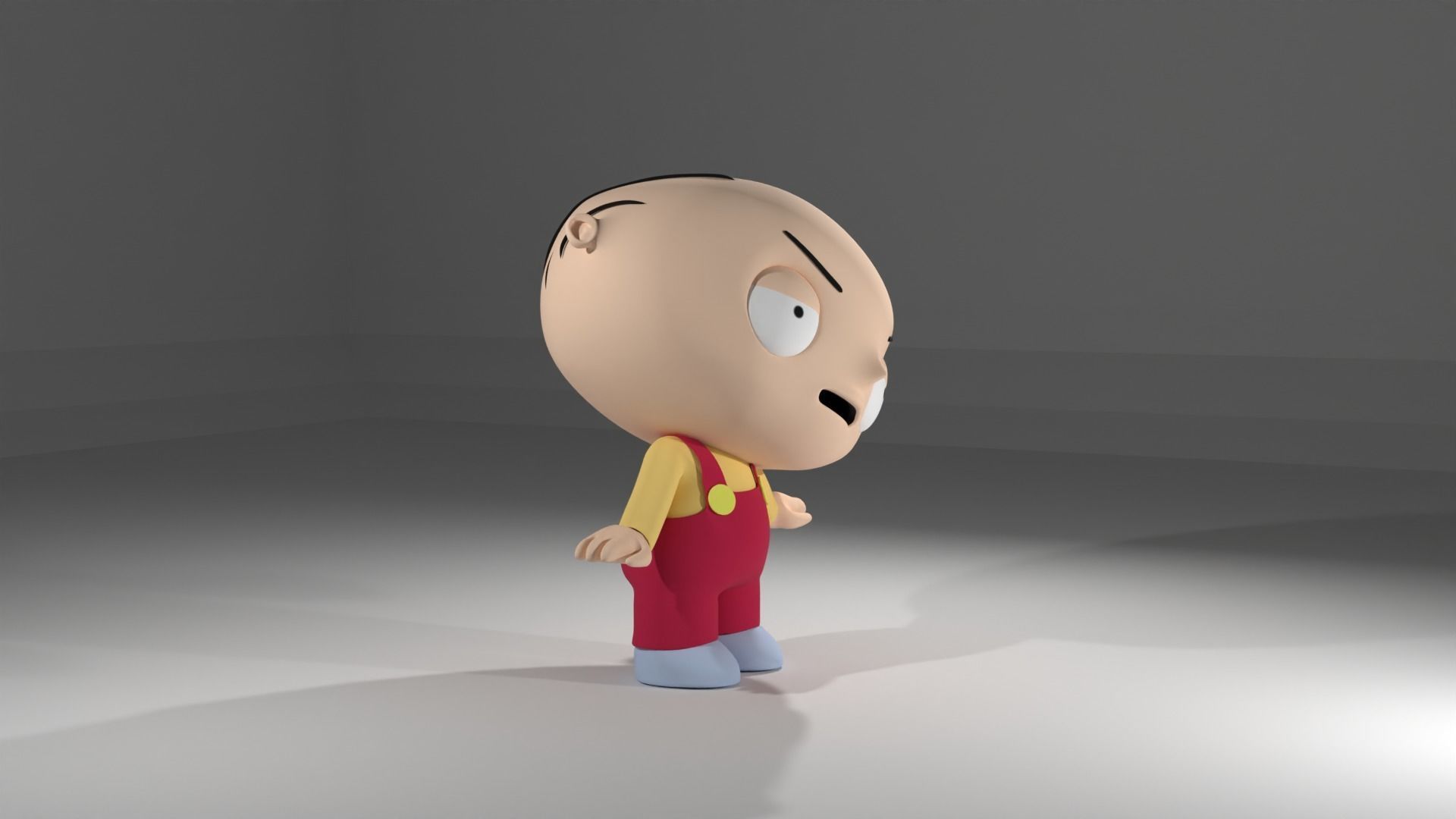 stewie griffin 3D 3D model_3