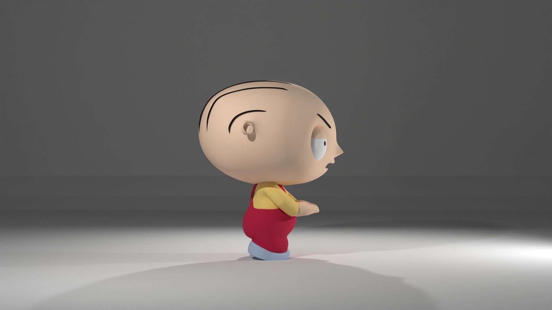 stewie griffin 3D 3D model_12