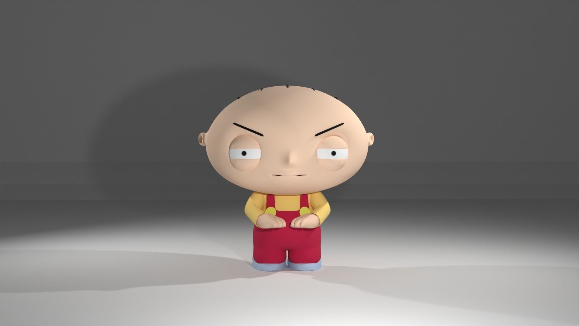 stewie griffin 3D 3D model_9