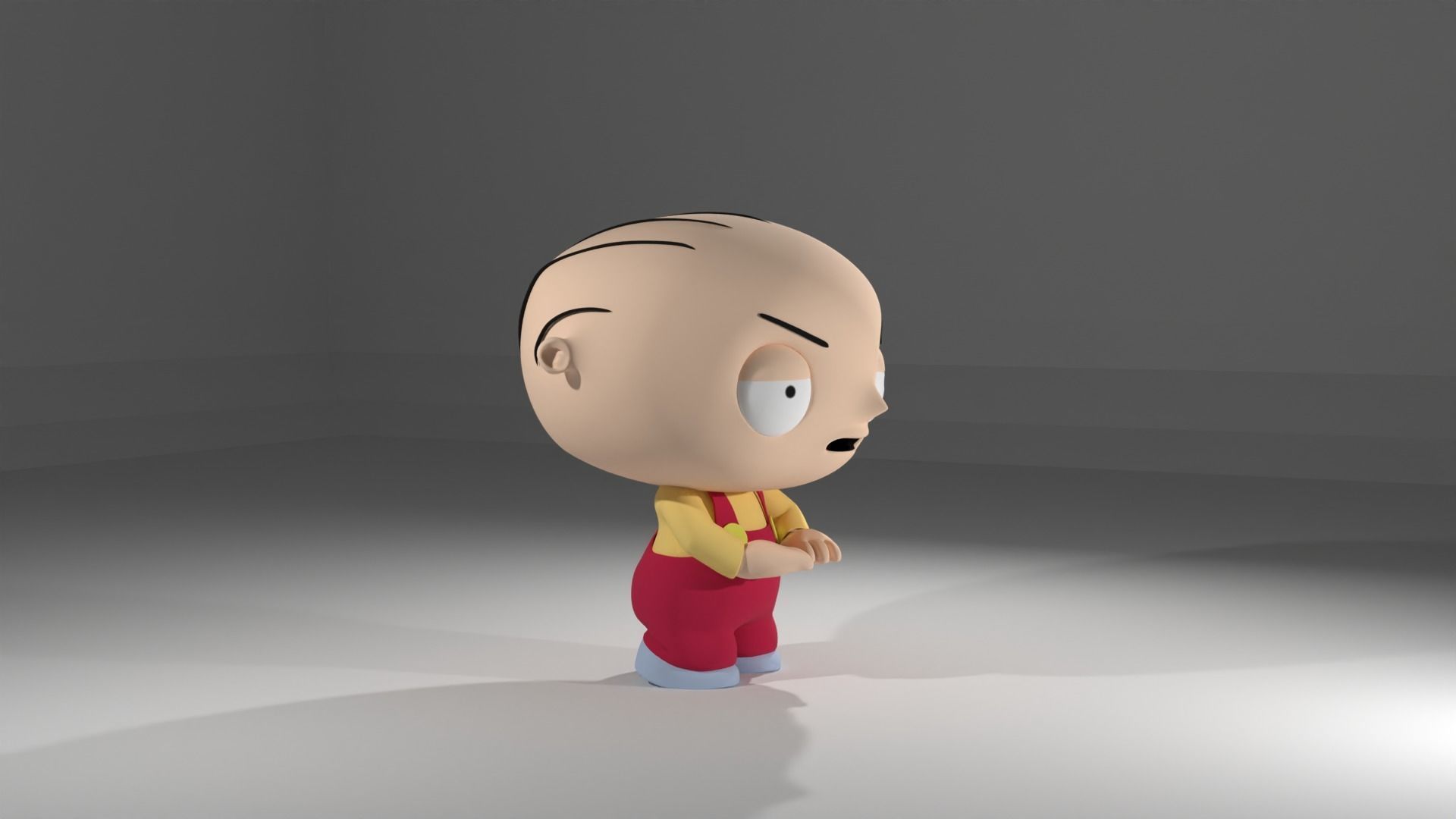 stewie griffin 3D 3D model_11