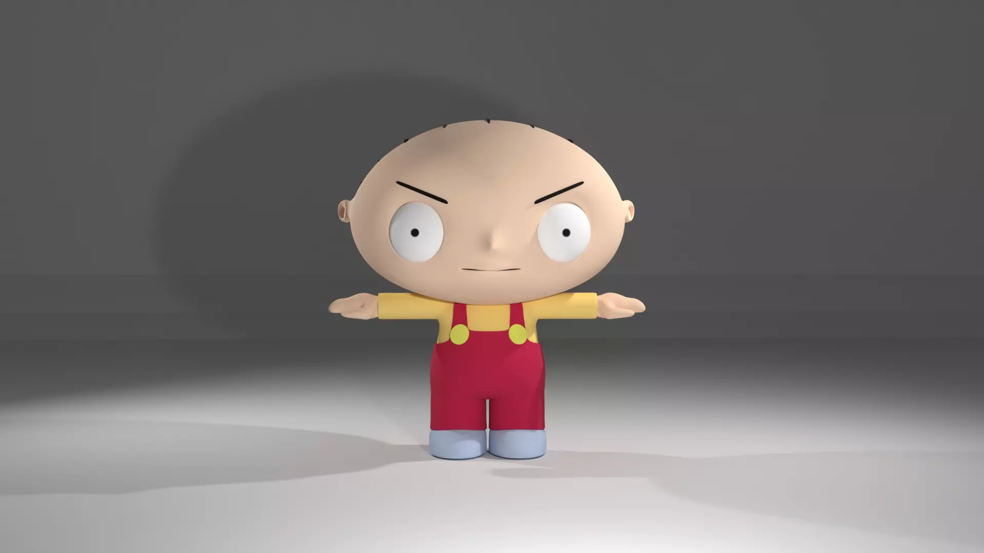 stewie griffin 3D 3D model_0