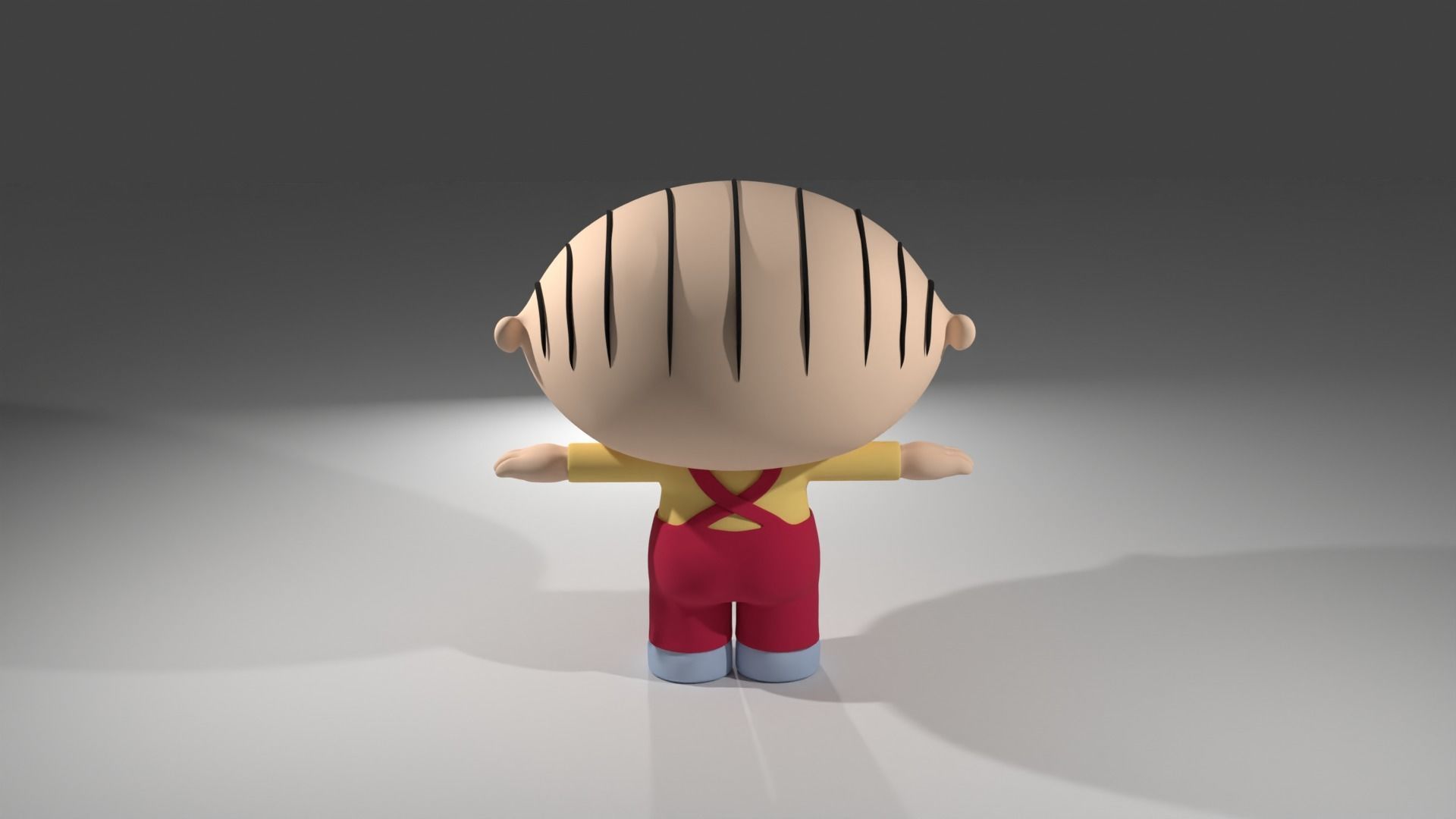 stewie griffin 3D 3D model_14