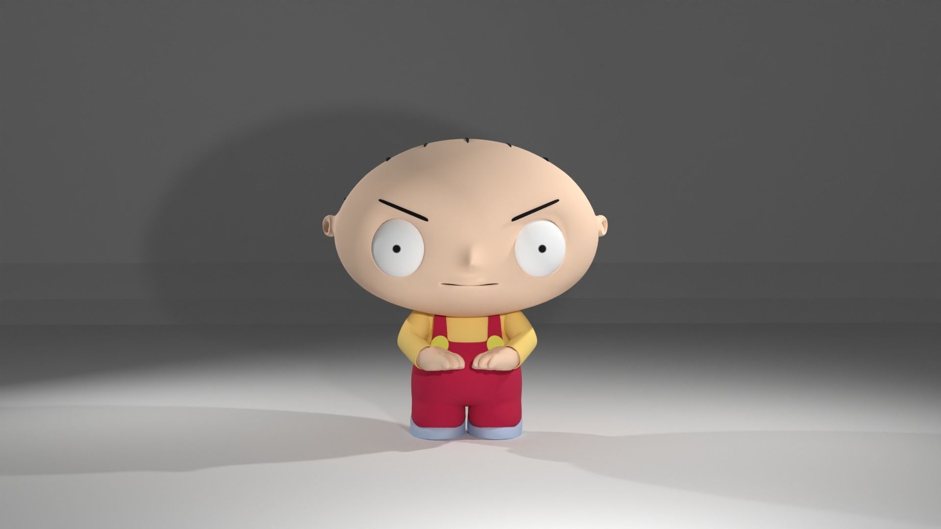 stewie griffin 3D 3D model_7