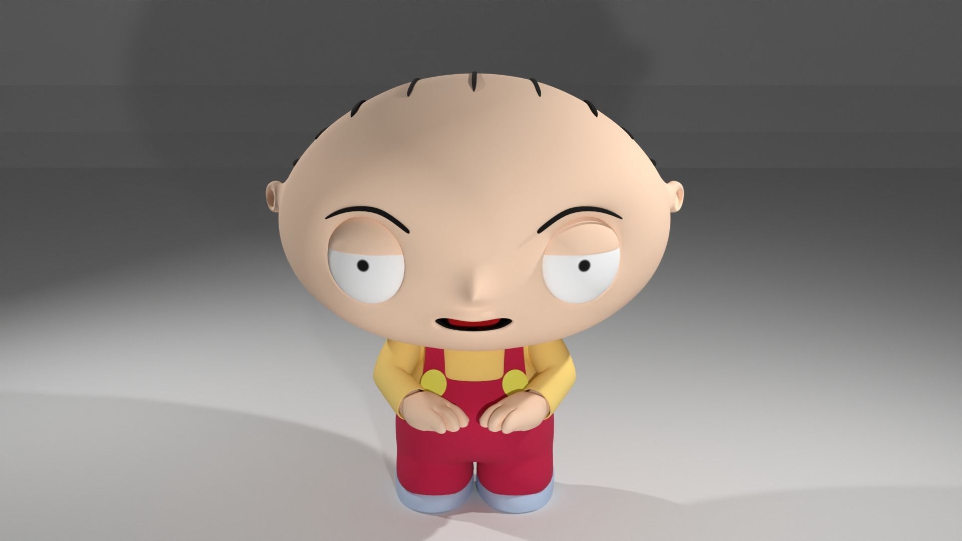 stewie griffin 3D 3D model_6