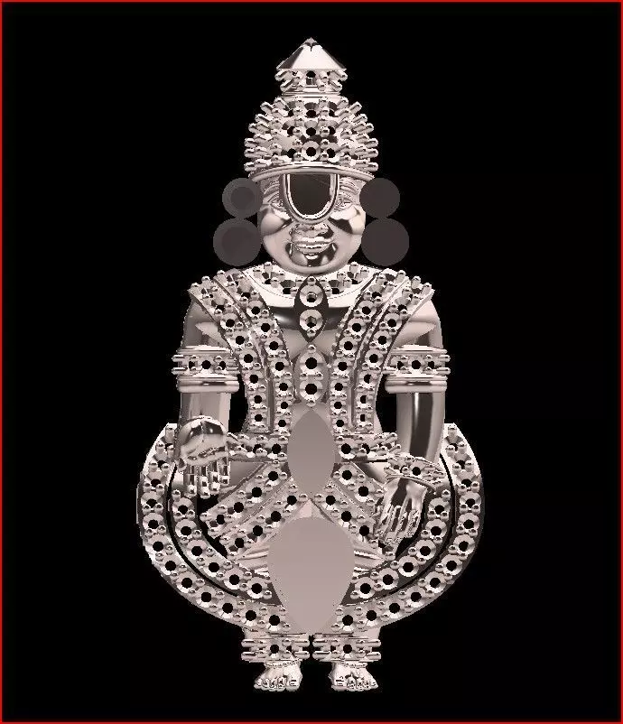 BALAJI VENKATAESWARA LOCKETS 3D print model_0