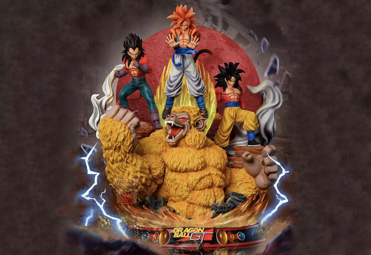 DRAGON BALL GT DIORAMA 3D Model Ready to Print 3D print model_0