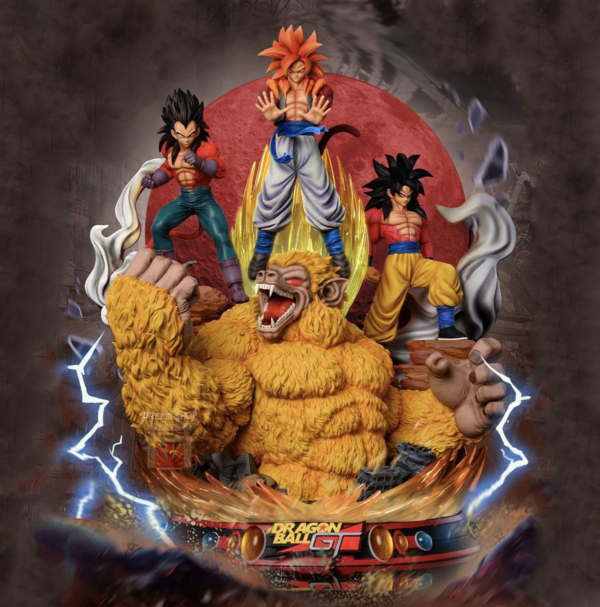 DRAGON BALL GT DIORAMA 3D Model Ready to Print 3D print model_7