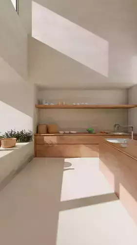 Wooden work Kitchen