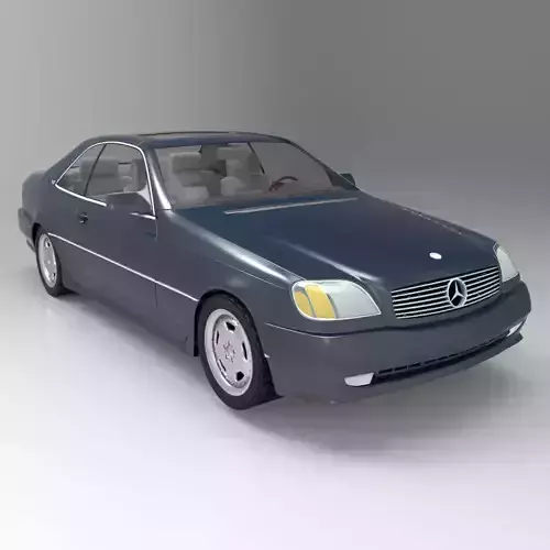 Mercedes S600 Studio Max obj 3D model