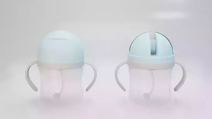 Bottle with Straw for Baby