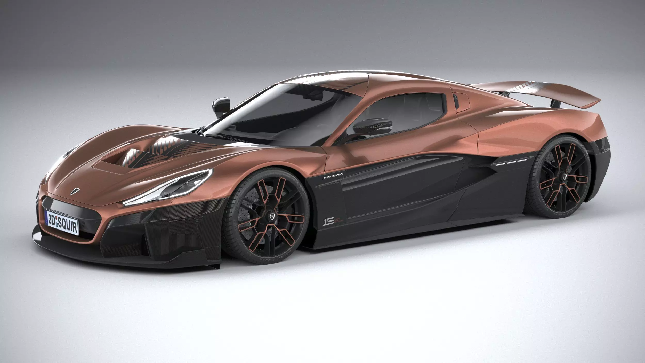 Rimac Nevera 15th Anniversary Edition 2024 3D model_0