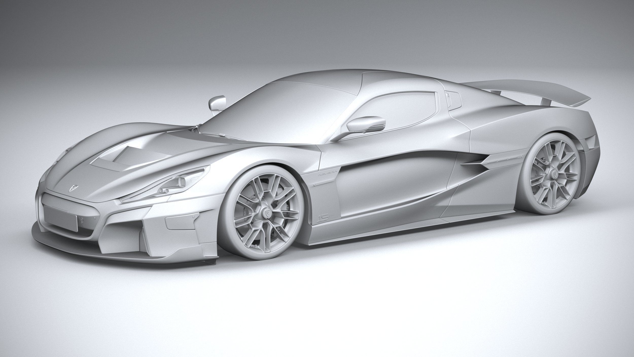 Rimac Nevera 15th Anniversary Edition 2024 3D model_19