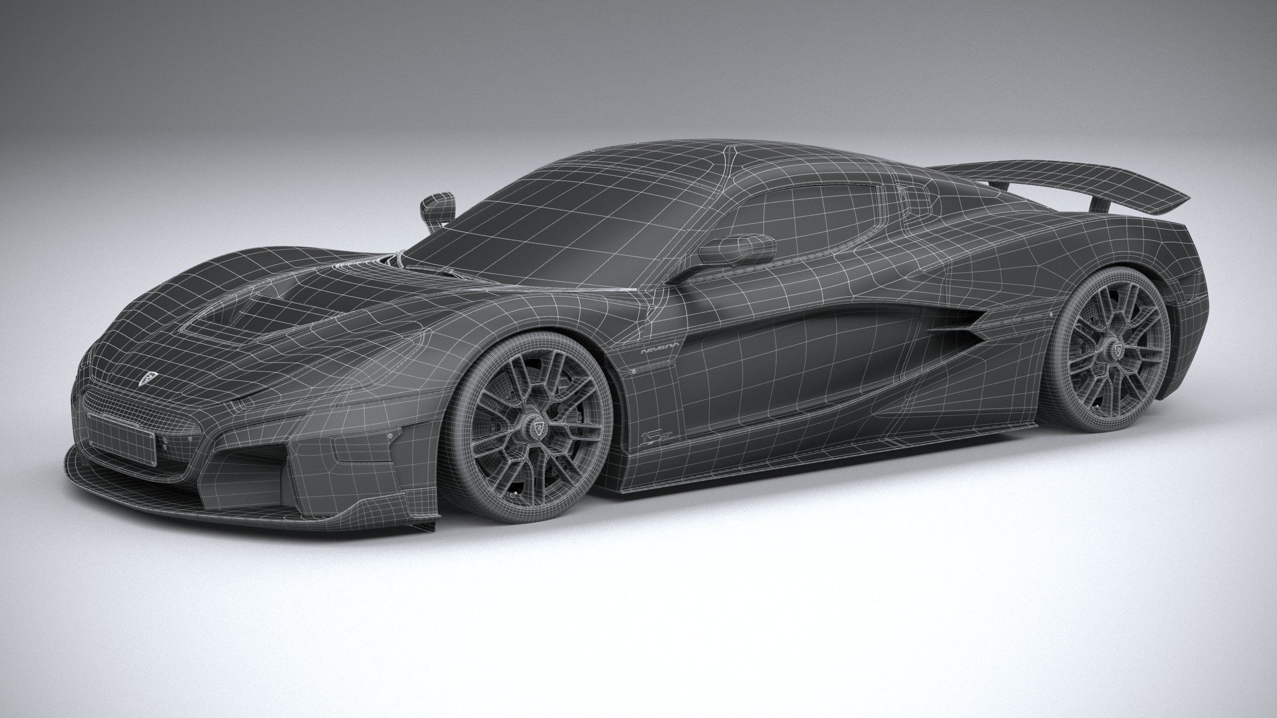 Rimac Nevera 15th Anniversary Edition 2024 3D model_28