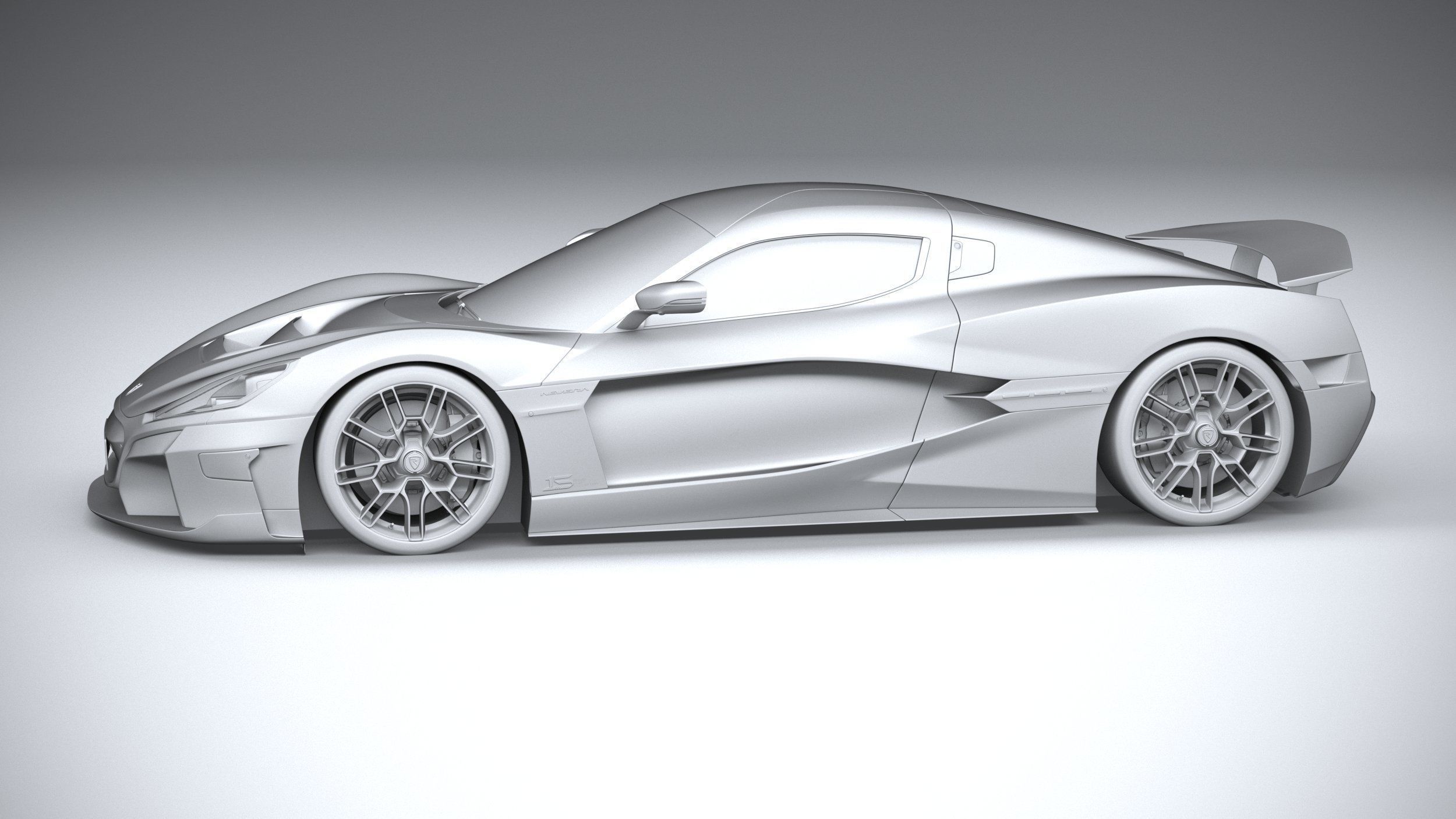 Rimac Nevera 15th Anniversary Edition 2024 3D model_22