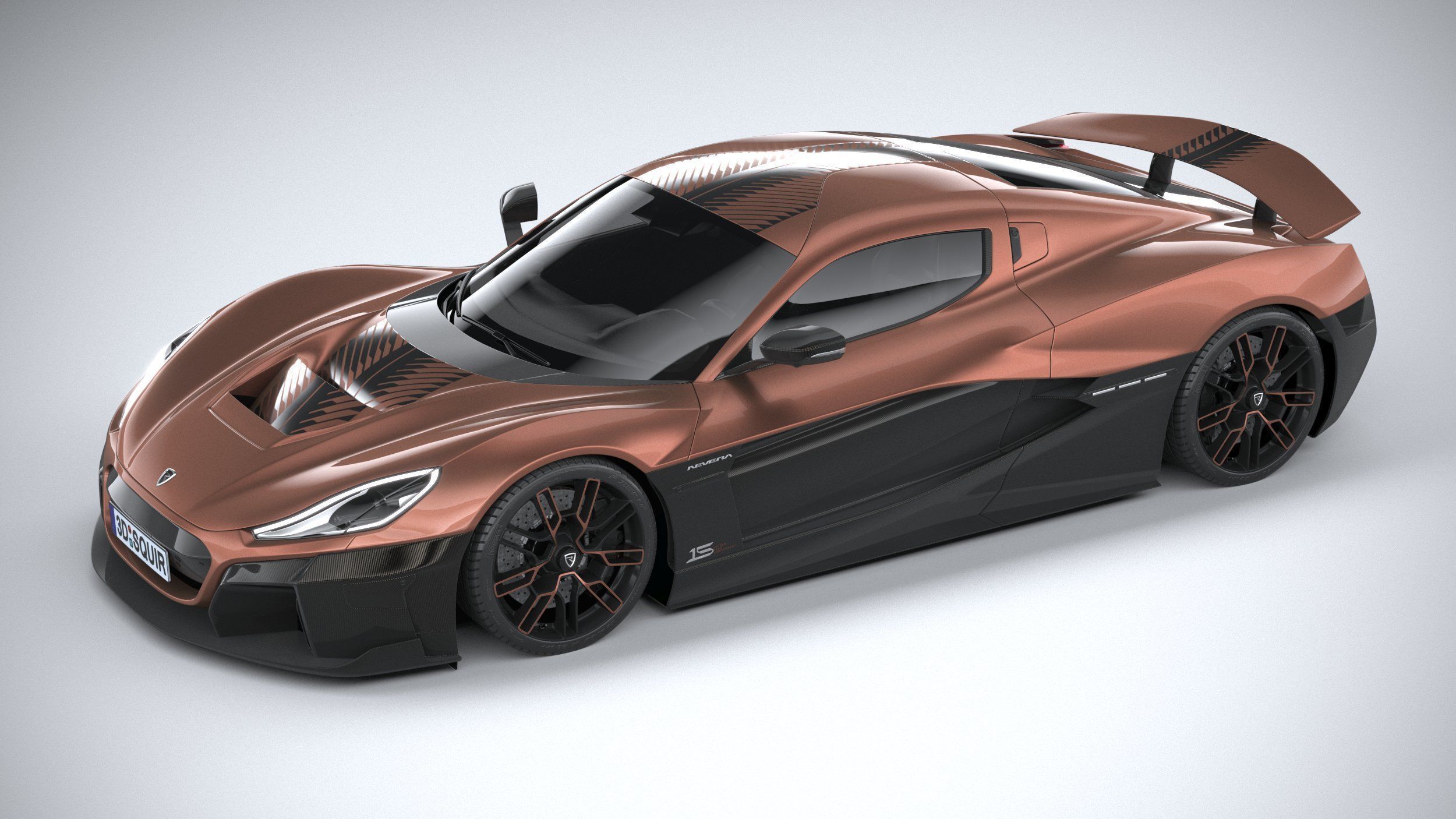 Rimac Nevera 15th Anniversary Edition 2024 3D model_7