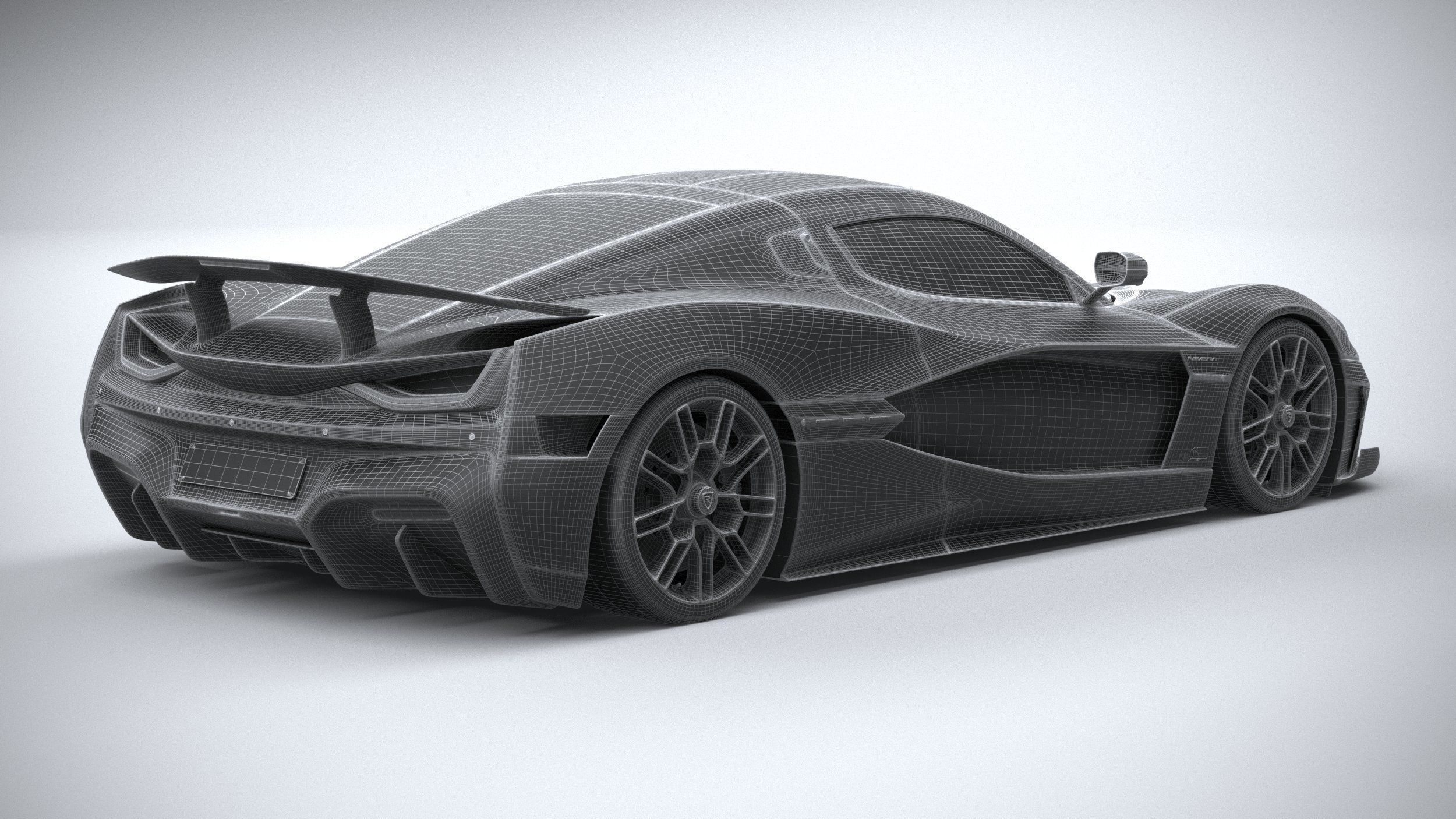 Rimac Nevera 15th Anniversary Edition 2024 3D model_27