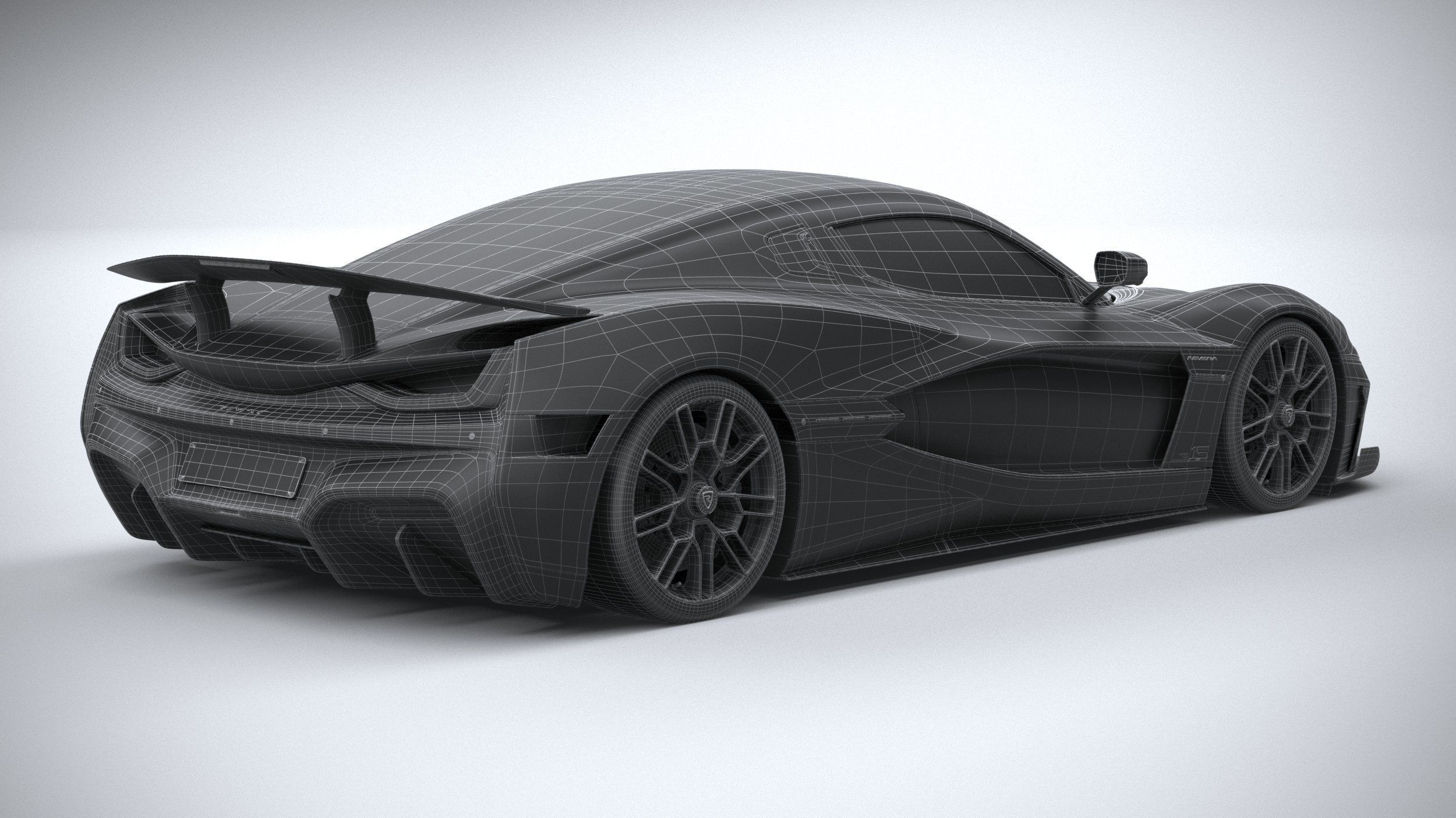 Rimac Nevera 15th Anniversary Edition 2024 3D model_29