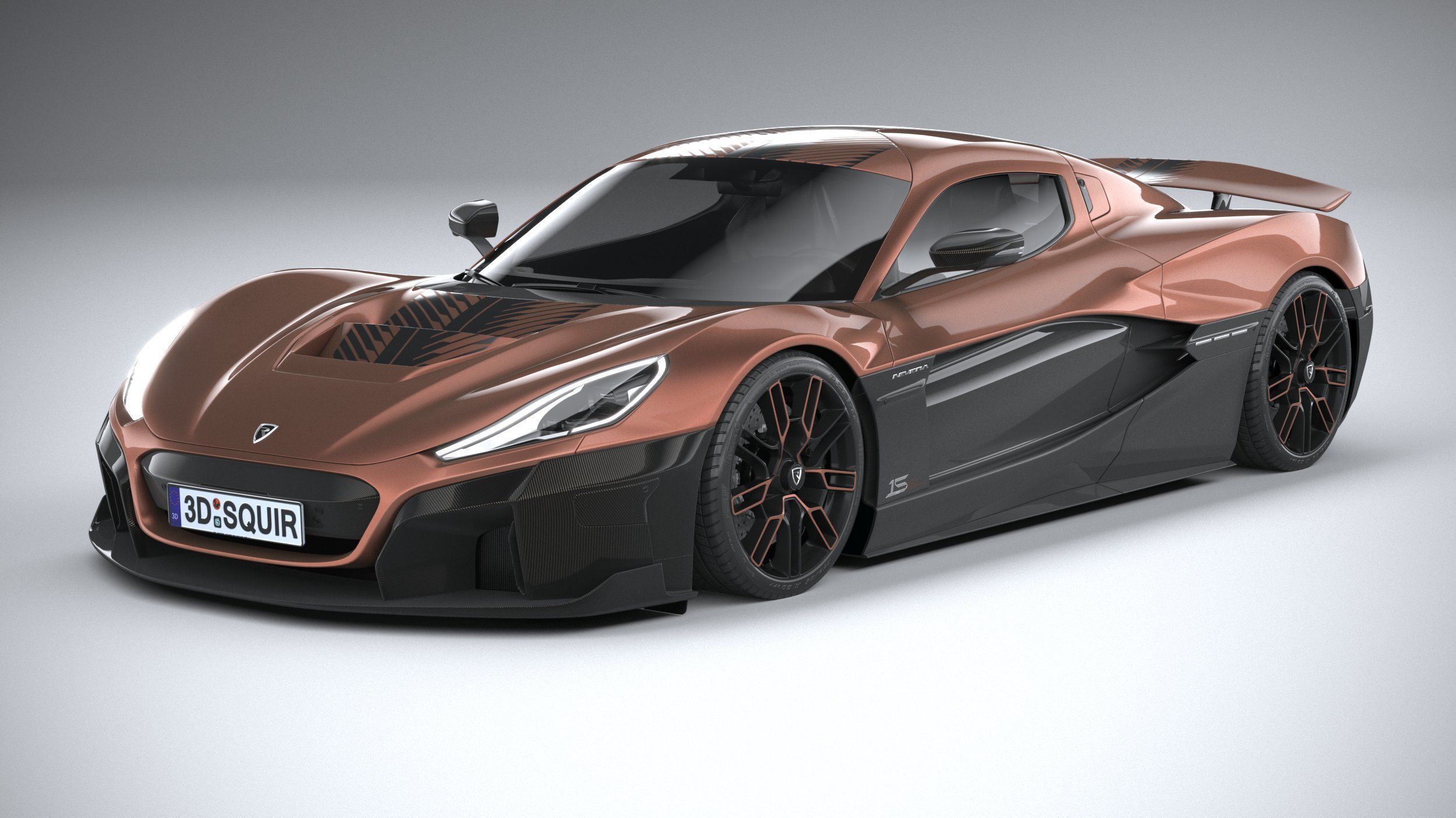 Rimac Nevera 15th Anniversary Edition 2024 3D model_1