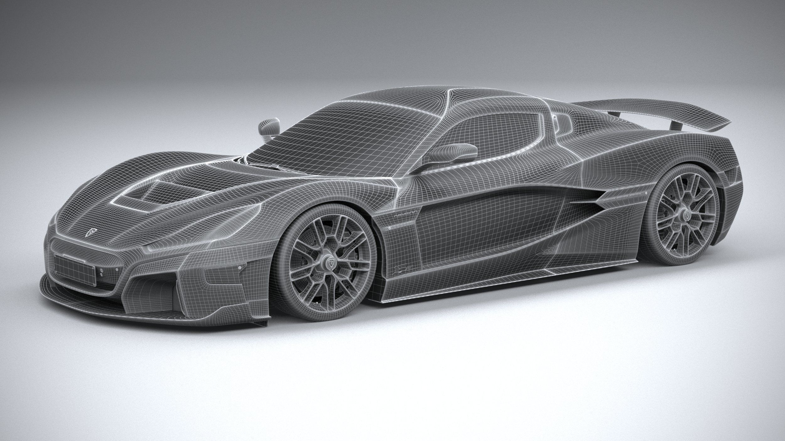 Rimac Nevera 15th Anniversary Edition 2024 3D model_26
