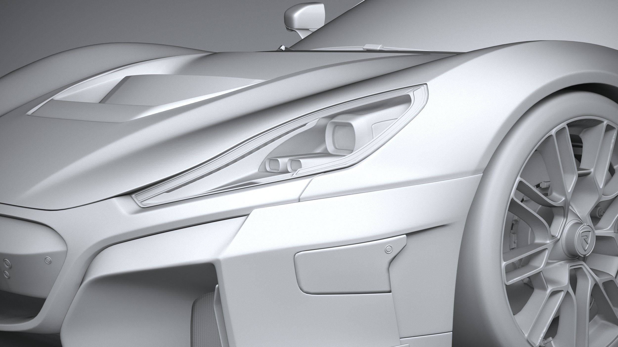 Rimac Nevera 15th Anniversary Edition 2024 3D model_23