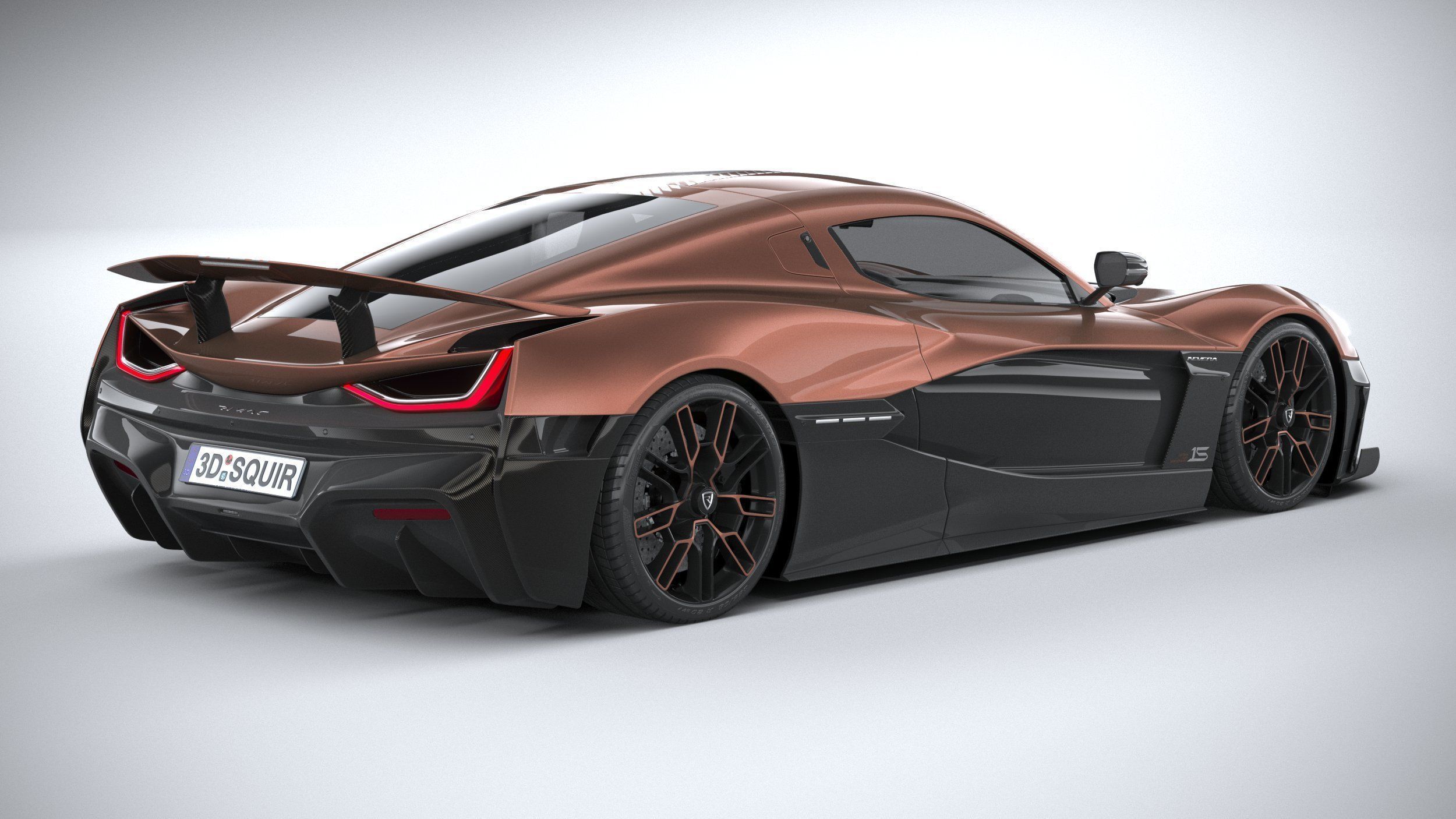 Rimac Nevera 15th Anniversary Edition 2024 3D model_17