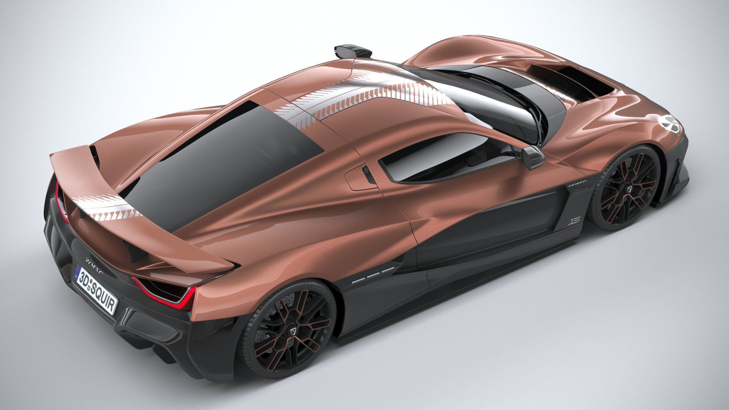 Rimac Nevera 15th Anniversary Edition 2024 3D model_10