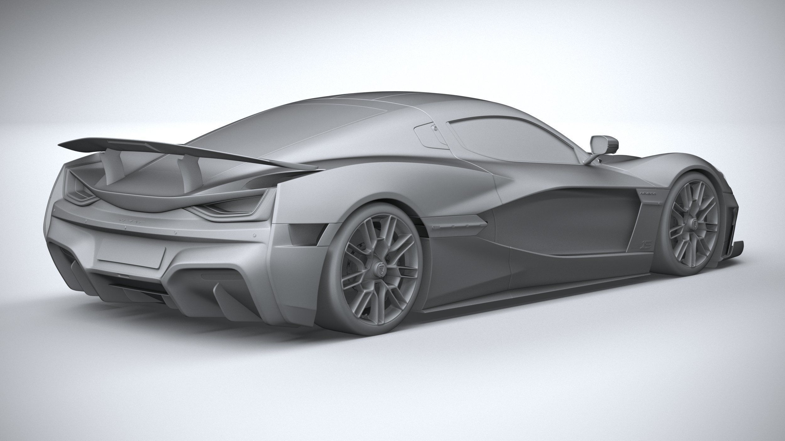 Rimac Nevera 15th Anniversary Edition 2024 3D model_25
