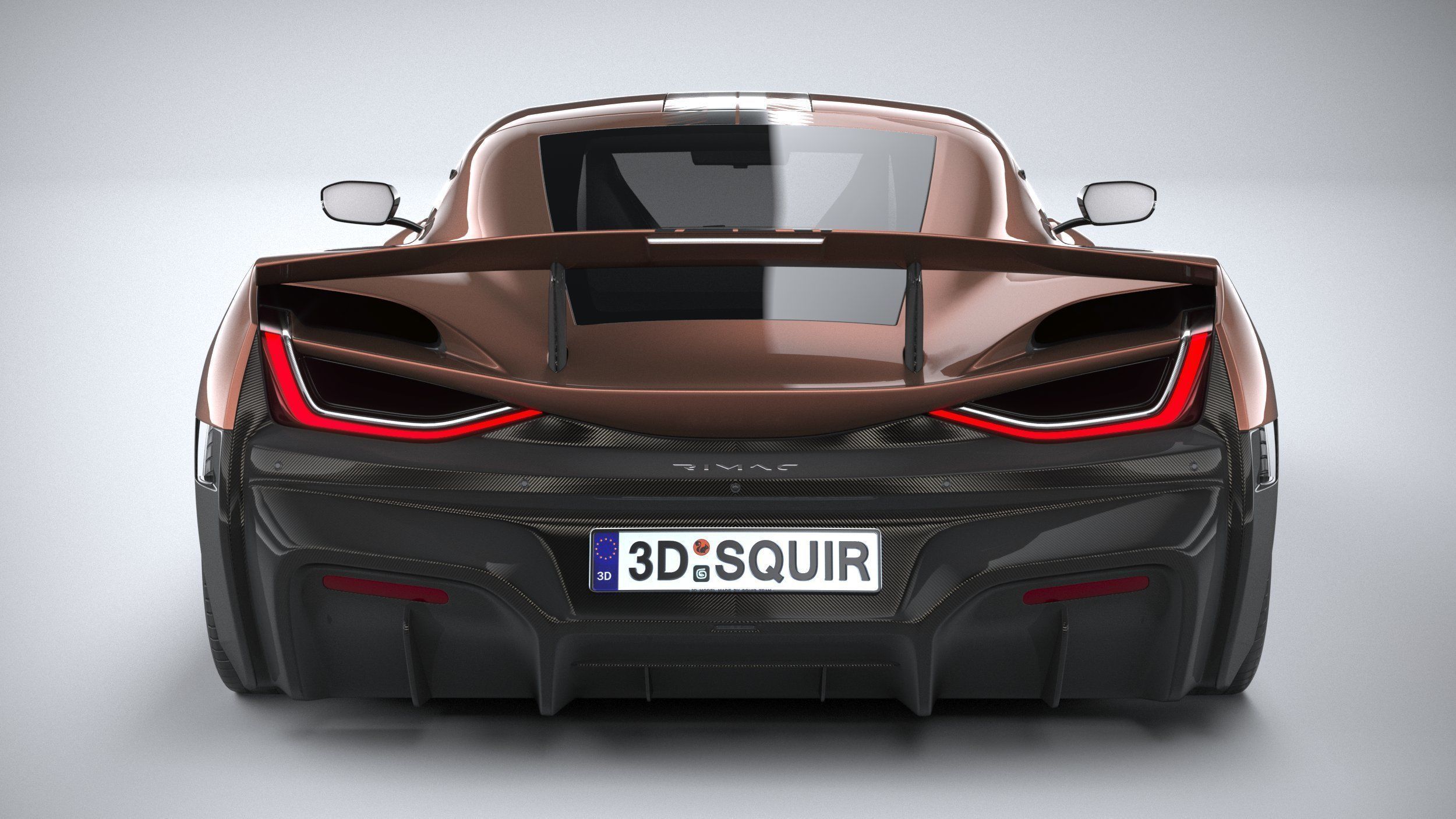 Rimac Nevera 15th Anniversary Edition 2024 3D model_4