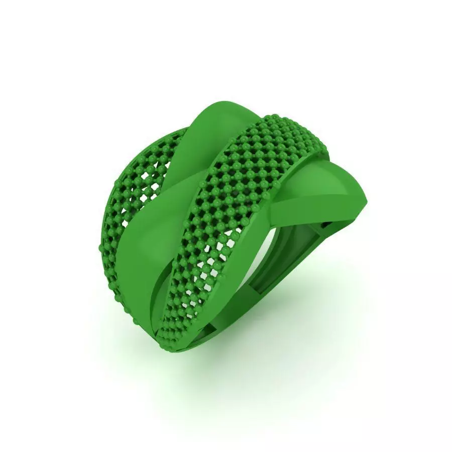 Orbline-R05 Golden Weave 3D print model_8