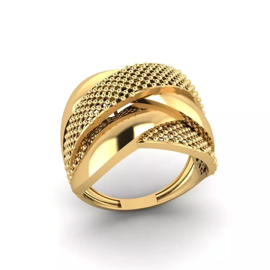 Orbline-R05 Golden Weave 3D print model_2