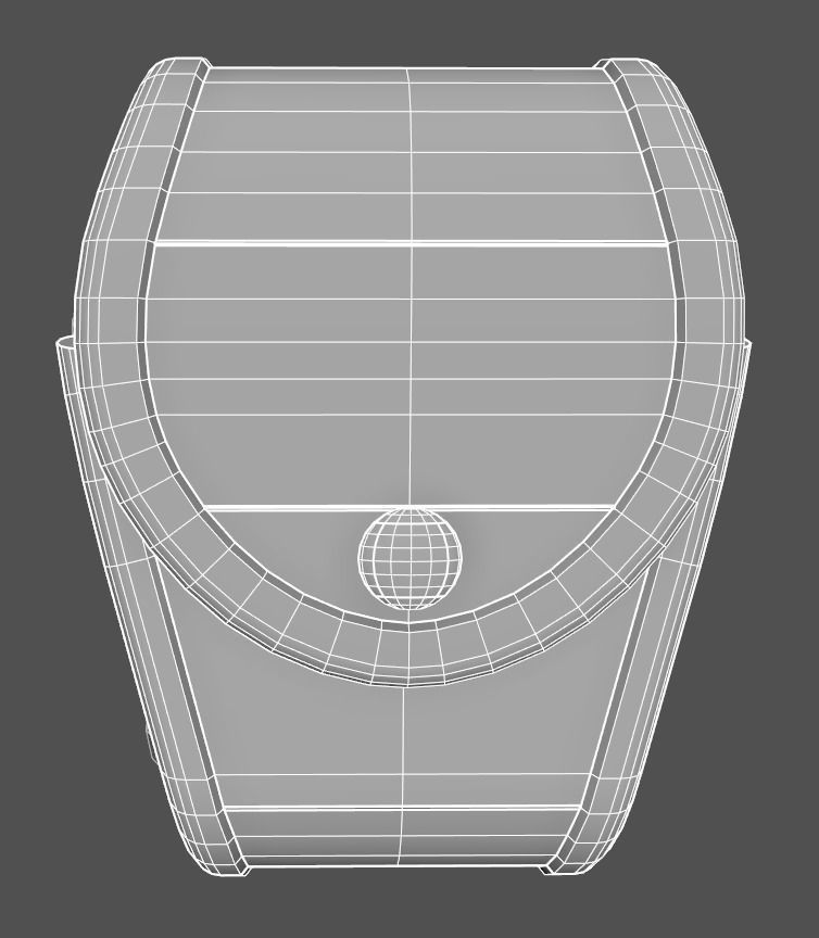 SHN Cuffs with Two covers Low-poly 3D model_27