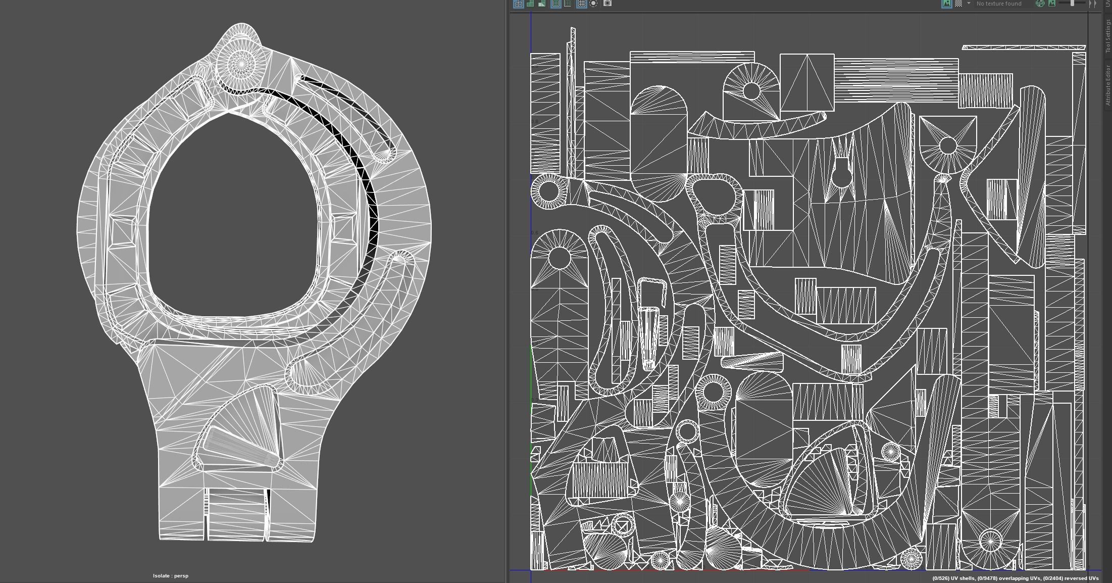 SHN Cuffs with Two covers Low-poly 3D model_21