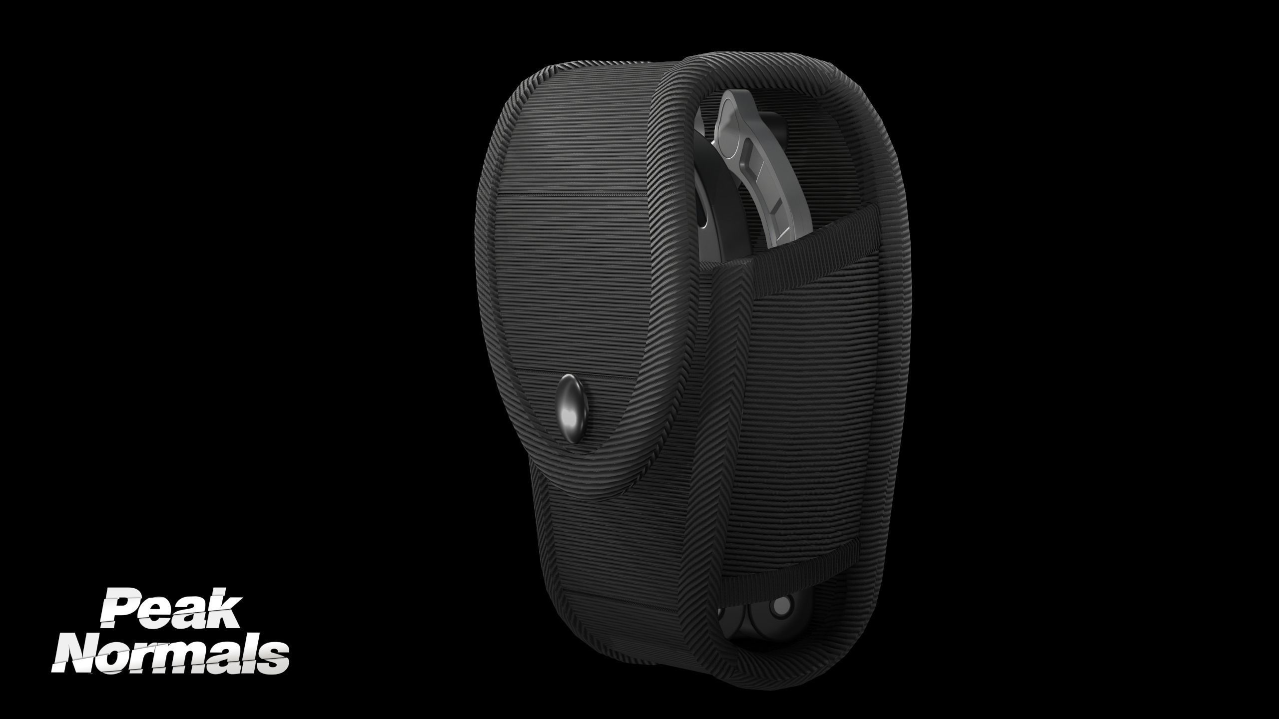 SHN Cuffs with Two covers Low-poly 3D model_9