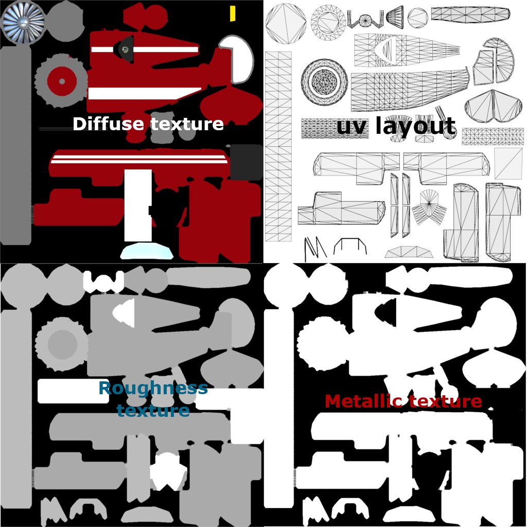 Historic Biplane - Game ready Asset Low-poly 3D model_6