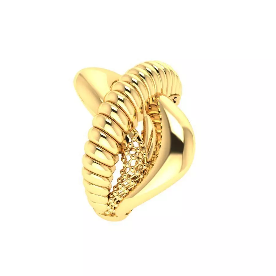 Orbline-R10 Golden Serpent 3D print model_2