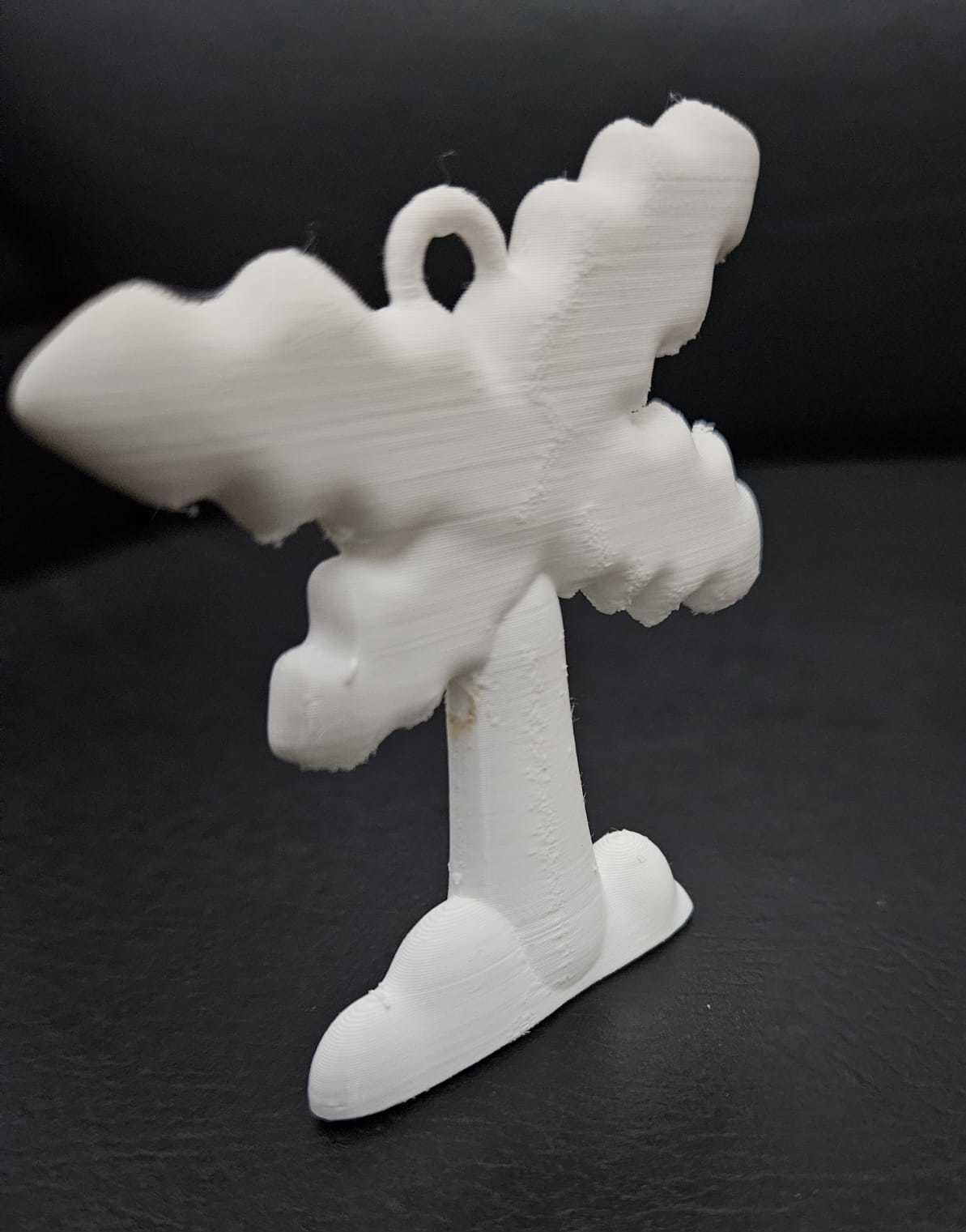 Coconut Tree Keychain 3D print model_9