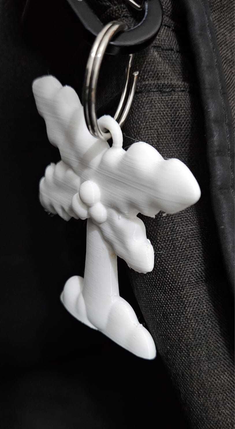 Coconut Tree Keychain 3D print model_15