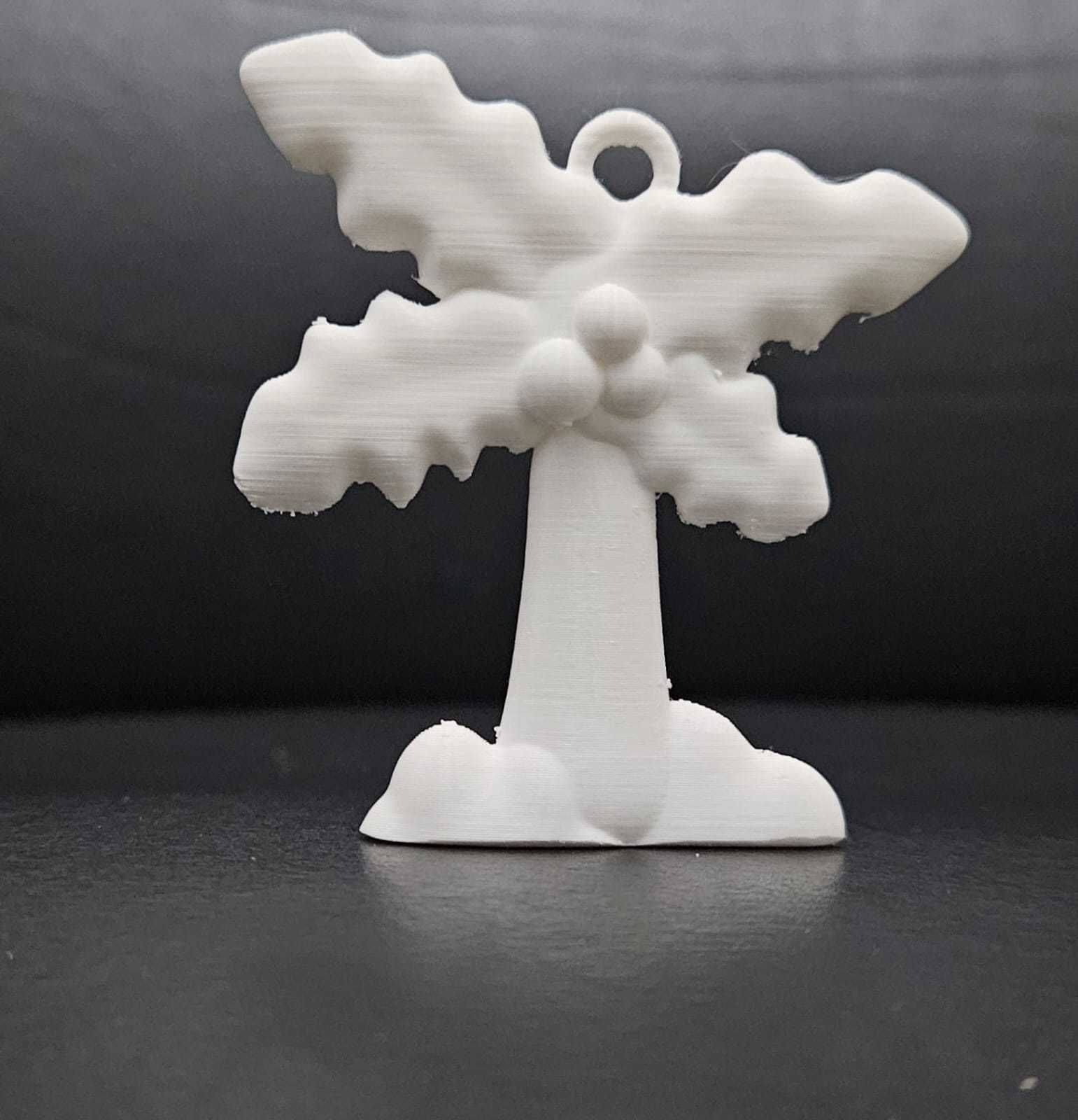 Coconut Tree Keychain 3D print model_12