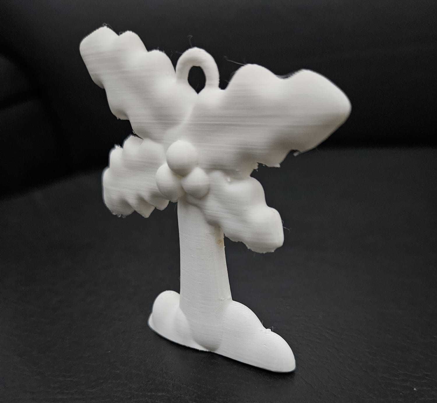 Coconut Tree Keychain 3D print model_11