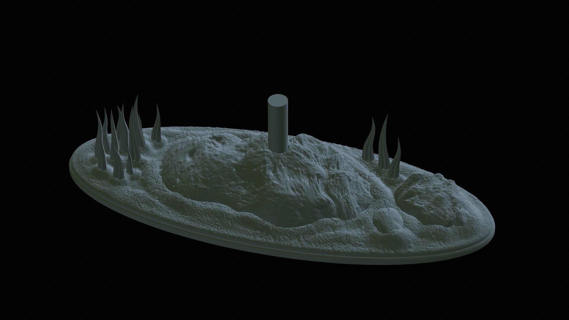 fish Common dentex underwater detailed texture 3D print model_5