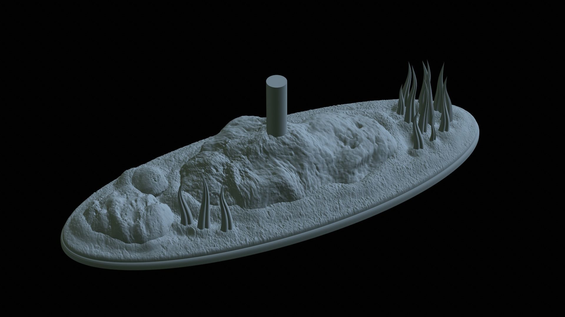 fish Common dentex underwater detailed texture 3D print model_42