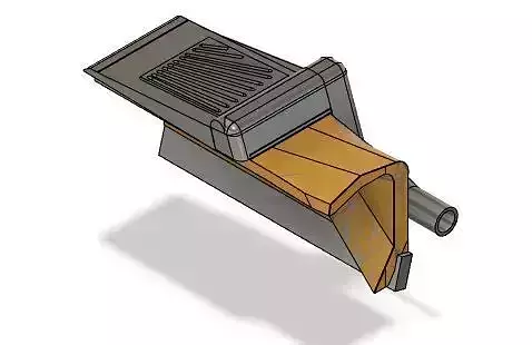 NH90 HELICOPTER AIR FILTER RIGHT AND LEFT VERSION 2 3D print model