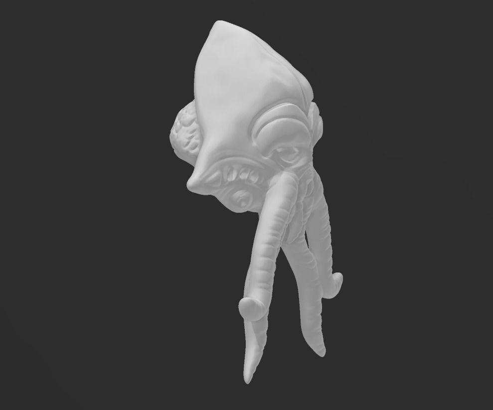 STAR WARS QUARREN HEAD FOR BLACK SERIES 3D print model_1