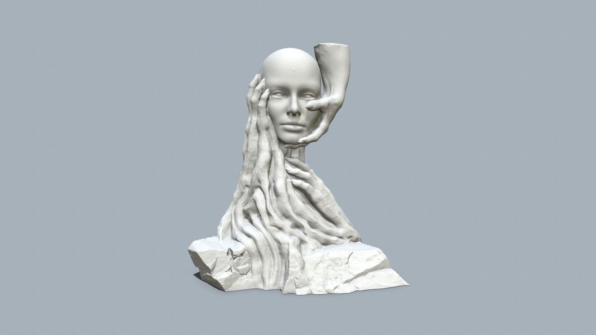 Printable model Handsof the devil 3D print model_11