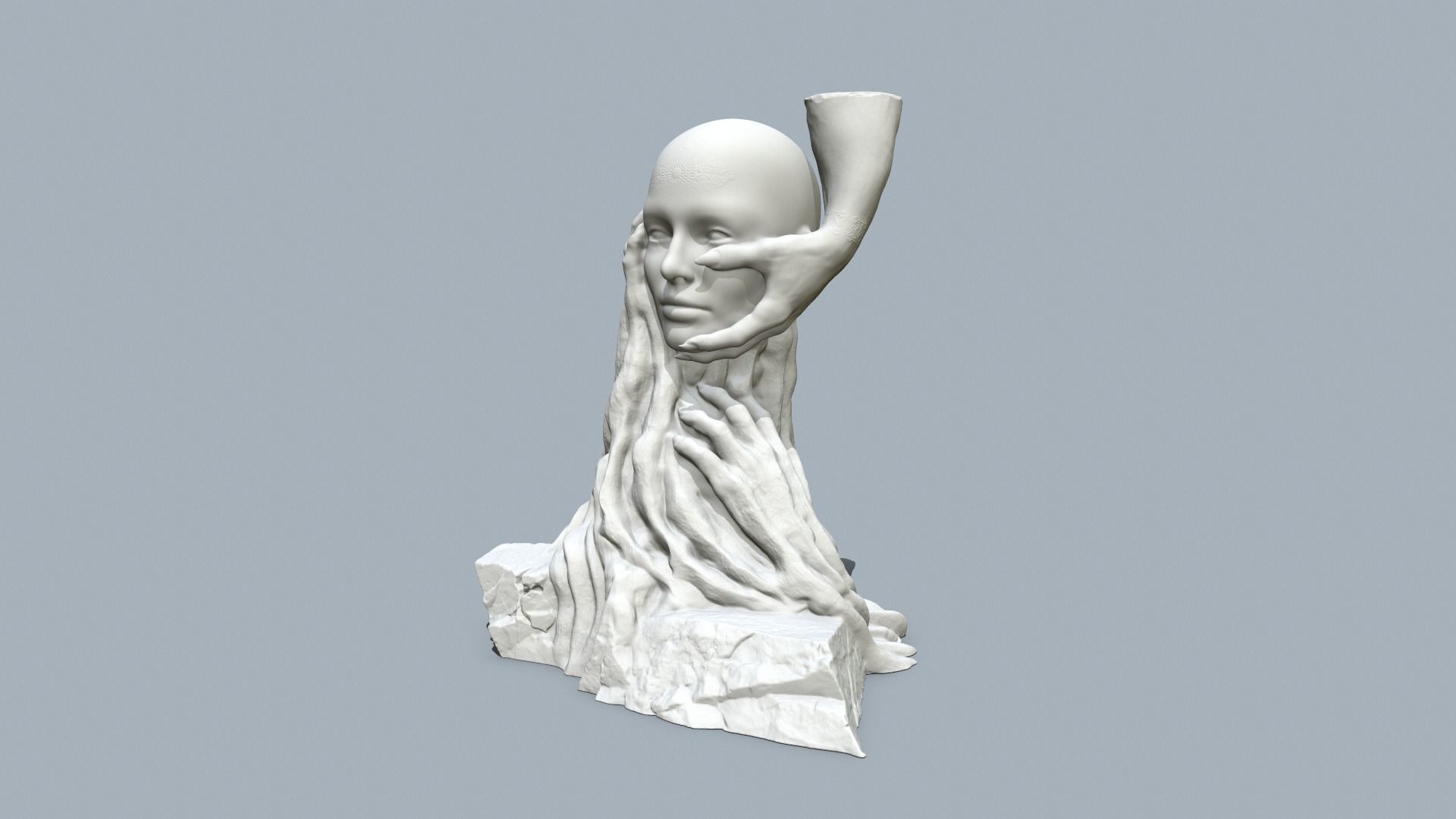 Printable model Handsof the devil 3D print model_10