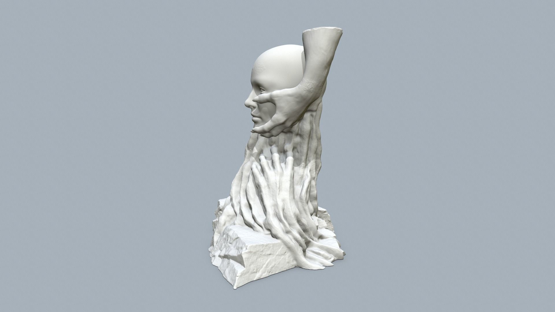 Printable model Handsof the devil 3D print model_9