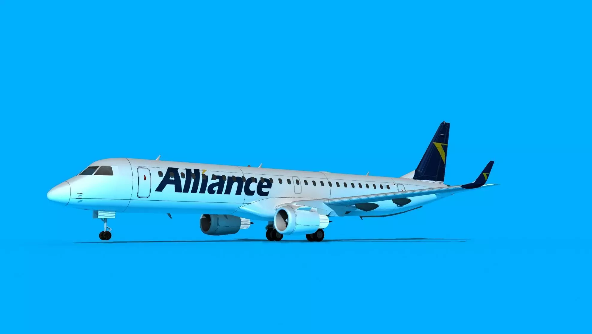 Embraer Emb-190 Alliance 3D model