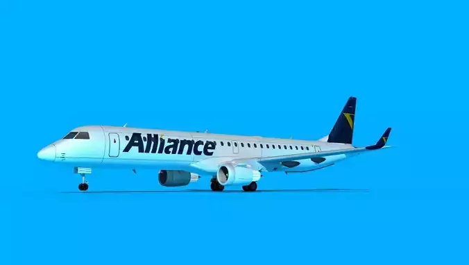 Embraer Emb-190 Alliance 3D model